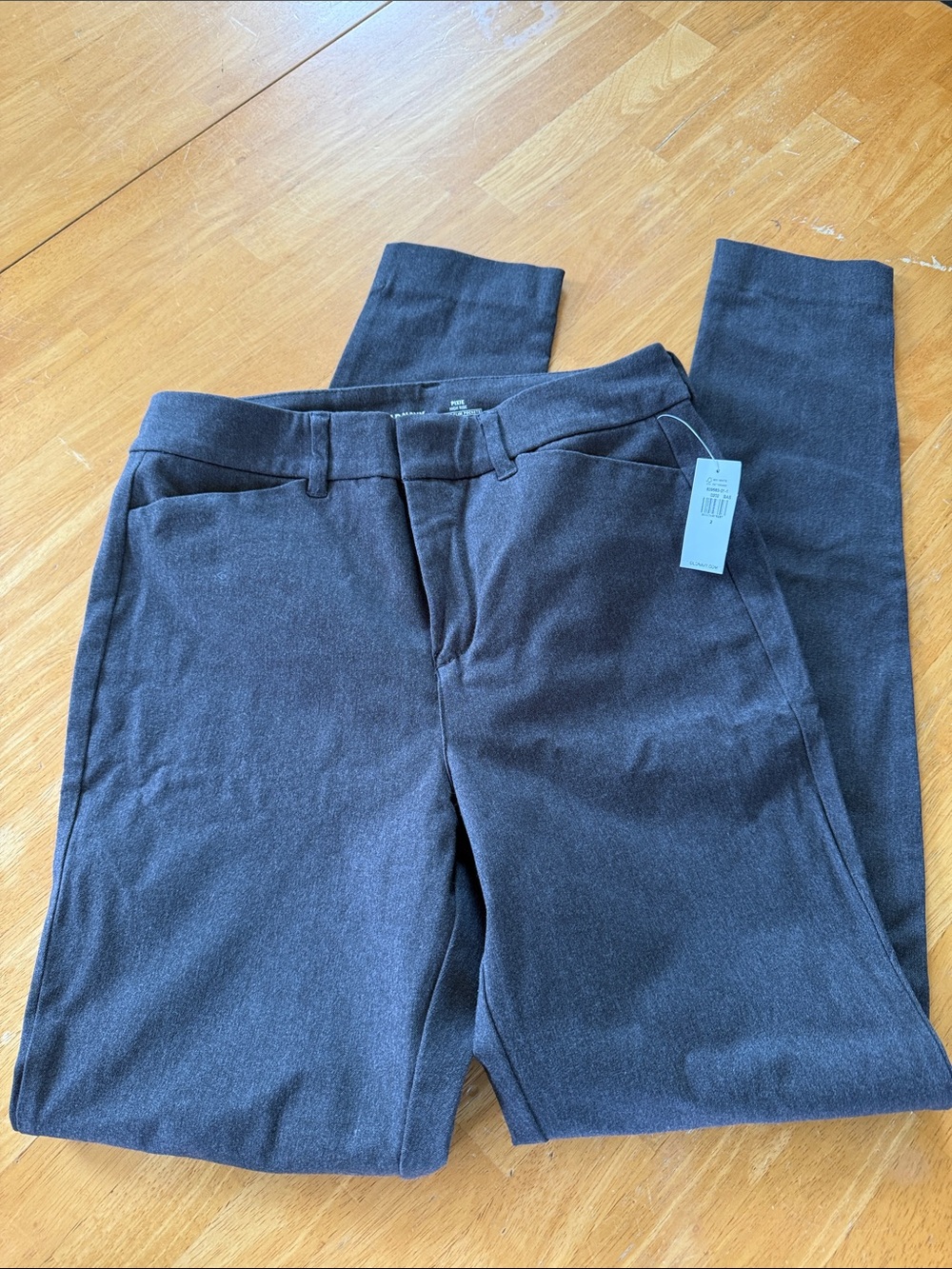 Old Navy Pixie High-Rise Pants - Charcoal Gray